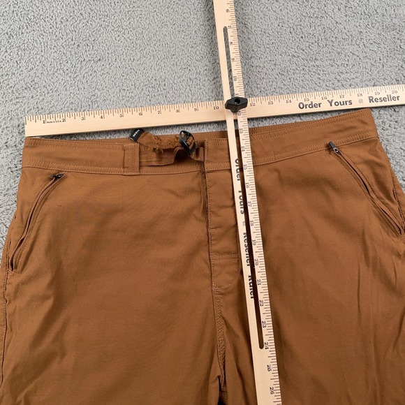 Prana Shorts Mens 36 Brown 7" Stretch Zion II Hybrid Belted Hiking Performance - Picture 4 of 11